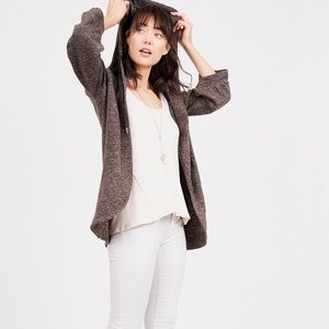 Oversized hooded sweater